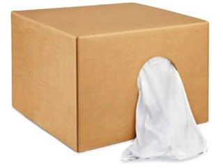 25 LB WHITE T SHIRT RAGS