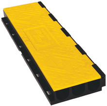 Load image into Gallery viewer, Center Section for 3-Channel Yellow Jacket® AMS® Modular Accessibility System, ADA Cable Protector for 2.25" Lines - YJ3-225AMSCTRYB