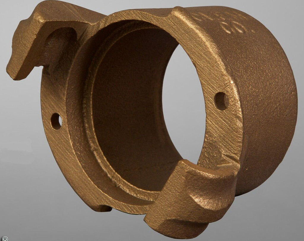 Clemco 00576 CFFH-B Brass Quick Coupling Nozzle Holder for Flanged Nozzles.