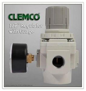 Clemco 01902 Regulator With Gauge