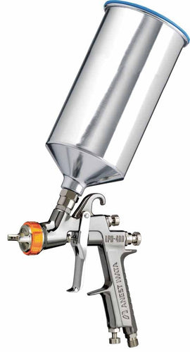 IWATA LPH400-134LVX HVLP Gravity Feed Spray Gun w/ PCG10EM 1000ML Aluminum Cup