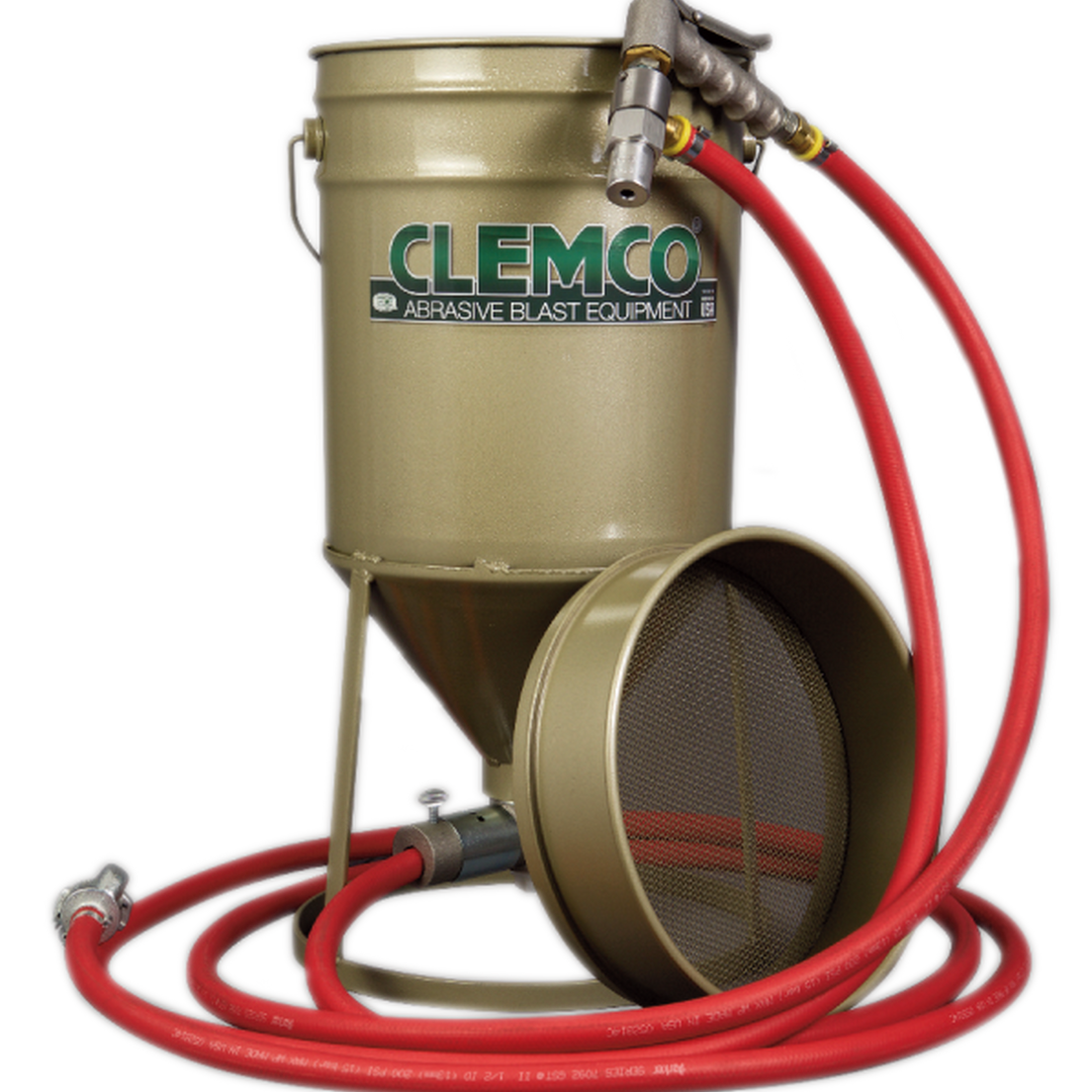 CLEMCO SG-300 Portable Suction Blast Gun w/ Hopper