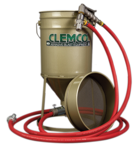 CLEMCO SG-300 Portable Suction Blast Gun w/ Hopper