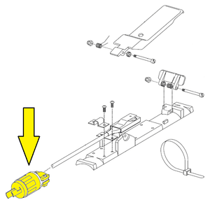 Clemco RLX Remote Plug, Twist-Lock Male (1587520700451)