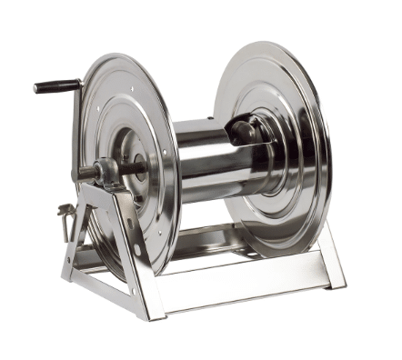 Cox Hose Reels -1125 SS Stainless Steel Series - Hand Crank - 17.63