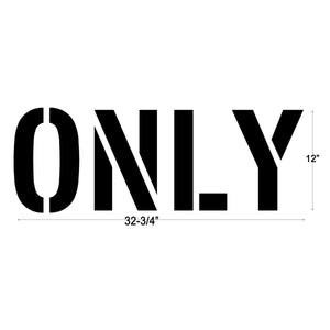 NEWSTRIPE ONLY Word Stencil - 12 inch