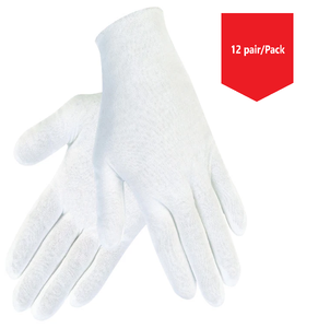 MCR- Reversible/Unhemmed Cotton Inspectors Gloves - 12/PK (1587749781539)