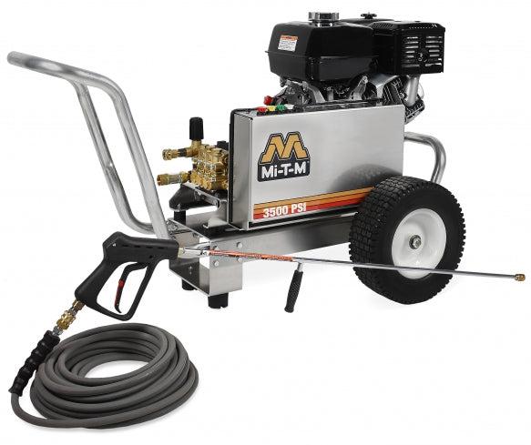 Mi-T-M Job Pro® (CBA) Aluminum Series Power Washer - 3500 PSI@3.7 GPM, AR Pump, Belt Drive, Kohler Engine