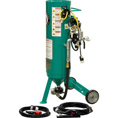 Pirate Brand 121-0530-A-EDC 12VDC Electric Pressure Release System 150 PSI 1.0 CU.FT. Portable Abrasive Blast Pot / Sandblasting Machine