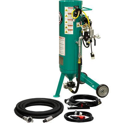 Pirate Brand 121-0530-B-EDC 12VDC Electric Pressure Release System 150 PSI 1.0 CU. Ft. Portable Abrasive Blast Pot / Sandblasting Machine