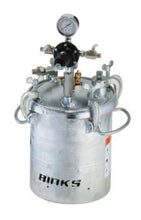 Load image into Gallery viewer, Binks 2 Gallon Pressure Tank (Galvanized, Gear Reduced Agitator, 2 Regulators)