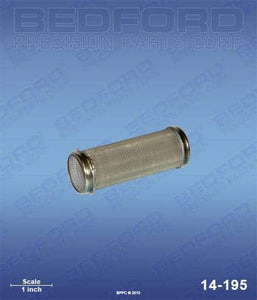 Bedford Outlet Filter Element, 30/60/100/200 Mesh, short, stainless steel (1587531677731)
