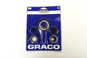 Graco 16X-431 Repair Kit with leather & polyethylene packings, ceramic balls (1587669532707)