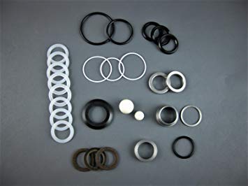 Graco 17A-578 Repair Kit with leather & polyethylene packings, ceramic balls (1587669696547)