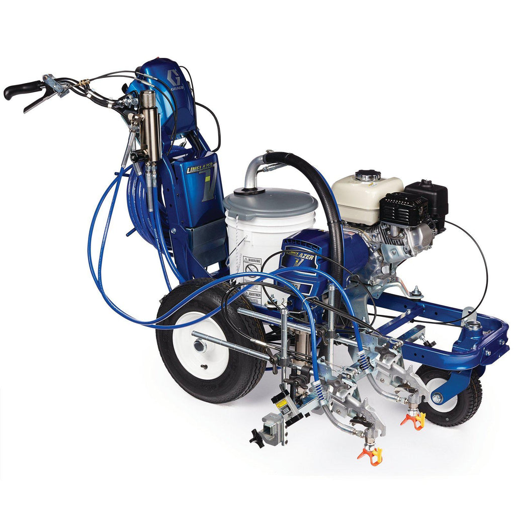 Graco LineLazer V 5900 Standard Series 3300 PSI @ 1.6 GPM Gas Airless Line Striper w/ 2 Manual Guns
