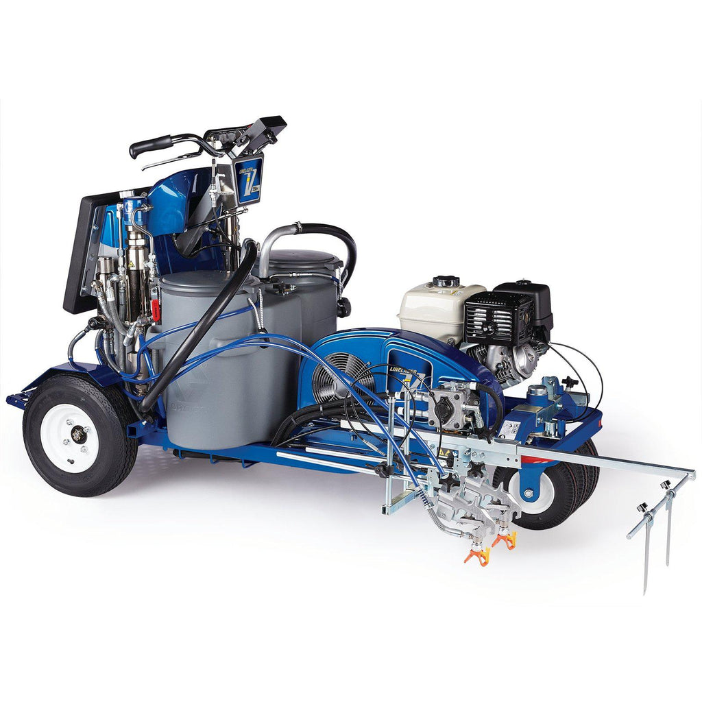 Graco LineLazer V 250DC HP Automatic Series 3300 PSI @ 2.50 GPM Self-Propelled Gas Hydraulic Airless Line Striper w/ 2 Auto Guns