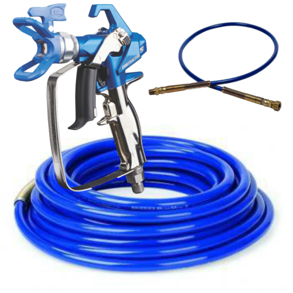 Graco Contractor PC Gun & Hose Kit with RAC X LTX 517, 50ft Hose, & Wh