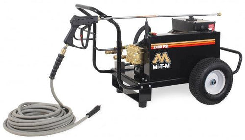 Mi-T-M CW-2405-4ME1 CW General Electric Series Power Washer - 2400 PSI @ 4.6 GPM, General Pump, Belt Drive