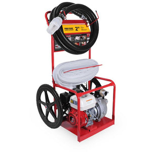 BE WILDLAND Series 2" 200cc Honda Fire Water Pump w/ Cart w/ Hoses & Fitting