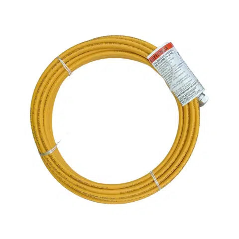 TriTech 400-106  1/8” I.D. x 25’ FBE High Pressure Airless Hose - Yellow