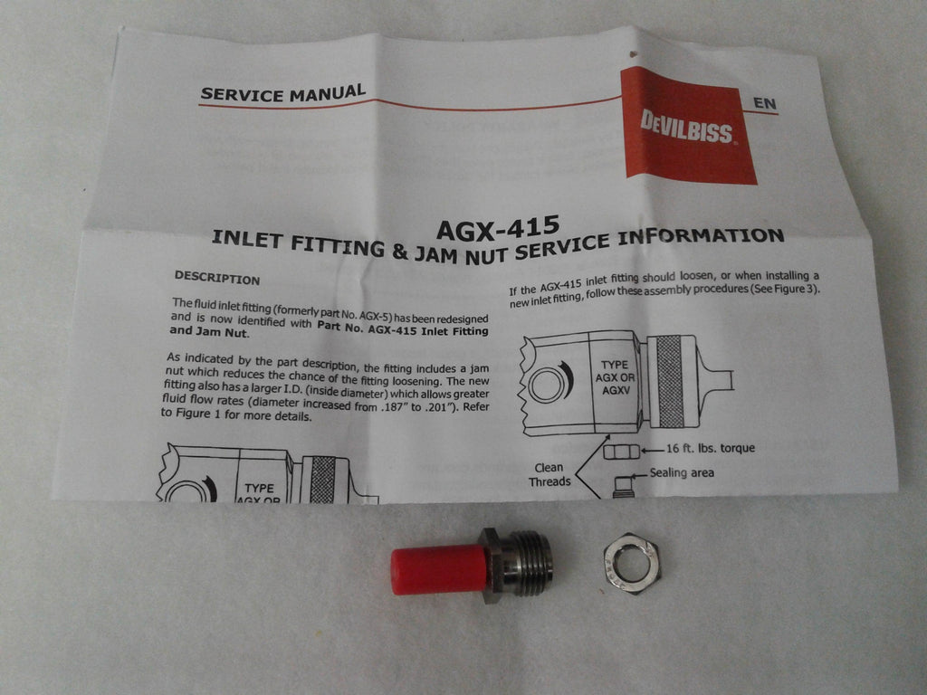 Devilbiss AGX-415 Inlet Fitting