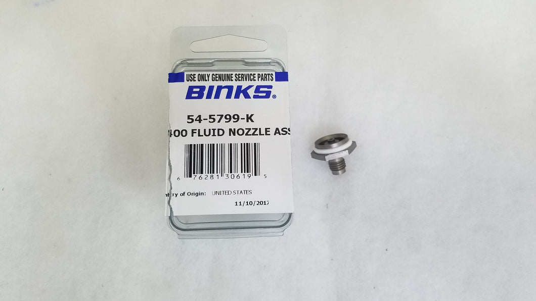 Binks 54-5799-K AA4400 Fluid Nozzle Assembly