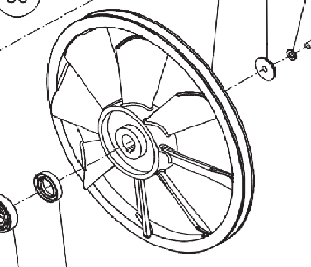 Mi-T-M 10-0139 Compressor Flywheel