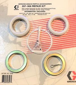 Graco 207-966 Repair Kit with Leather & Teflon Packings (order balls separately) (1587646726179)