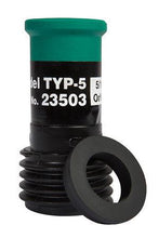 Load image into Gallery viewer, Clemco TYP Tungsten Carbide Lined Short Venturi Style ContractorThread 1 inch Entry Rubber Jacketed Sandblast Nozzle
