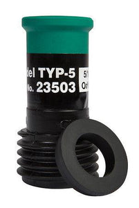 Clemco TYP Tungsten Carbide Lined Short Venturi Style ContractorThread 1 inch Entry Rubber Jacketed Sandblast Nozzle