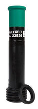Load image into Gallery viewer, Clemco TXP Tungsten Carbide Lined Long Venturi Style Contractor Thread 1 inch Entry Rubber Jacketed Sandblast Nozzle