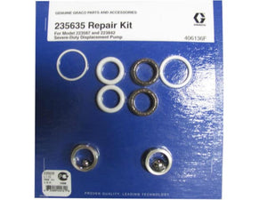 Graco 235-635 Repair Kit with Leather & Teflon Packings, Stainless Steel (1587622117411)
