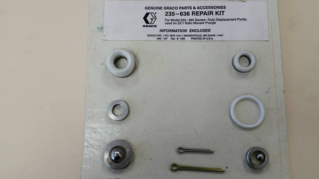 Repair Kit with Leather & Teflon Packings & Stainless Steel Glands (23:1 Monark) (1587622903843)