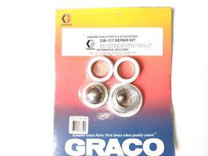Graco 238-117 Repair Kit with Leather Packings & Teflon Backup & Carbide Piston Ball (1587653967907)