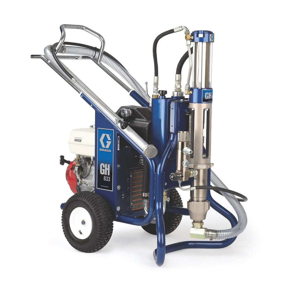 Graco GH 833 4000 PSI @ 4.0 GPM Gas Hydraulic Sprayer, Big 250 System - Cart