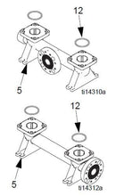 Load image into Gallery viewer, Graco 24C049 PVDF, End Flange Inlet Manifold Kit