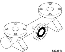 Load image into Gallery viewer, Graco 24W264 Polypropylene, Center Flange Inlet Manifold Kit