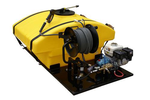 Cam Spray Professional (2500 PSI) Gas-Cold Water Truck Mount Pressure Washer w/ 300 Gallon Tank & Honda GX Engine