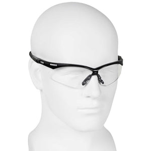 Kimberly-Clark Jackson Safety V30 Nemesis Safety Eyewear - Black Frame - Clear Lens - Sold/Each