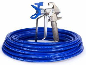 Graco FTx Gun & Hose Kit (Less 3′ Whip Hose) 1/4 in. x 50 ft. BlueMax II Airless Hose (3300 PSI)