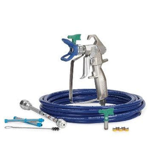 Graco Contractor Fine Finish Gun & Hose Kit 3/16 in. x 25 ft. BlueMax II Airless Hose (3300 PSI)