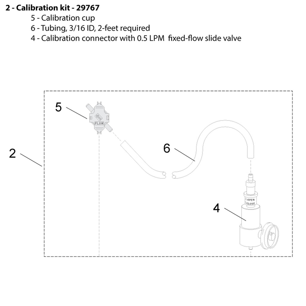 Clemco 29767 CMS4 Calibration Connector Kit Only