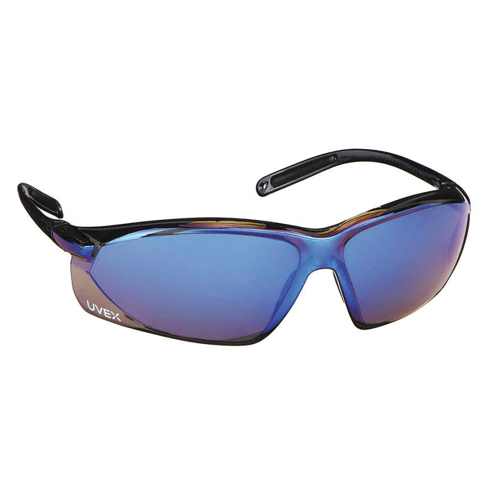 Honeywell UVEX A700 Scratch-Resistant Safety Glasses , Blue Mirror Lens Color 1/EA