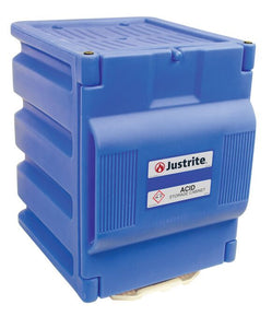 Justrite™ Blue Polyethylene Storage Cabinets for Corrosives