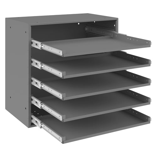 Durham 305B-95 Large Bearing Slide Rack, 5 Compartments