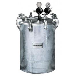 Binks 30 Gallons ASME Galvanized Pressure Tank - Single Regulated & No Agitator