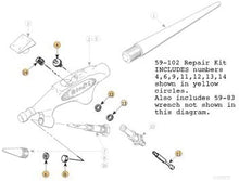 Load image into Gallery viewer, Binks 59-102 (59-22) Wren AirBrush Repair Kit