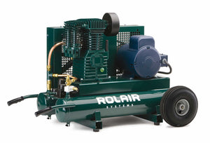 Rolair Systems 90 PSI - 18.8 CFM Two Stage 230 Volt – 60 Hz 5HP 9gal. Belt Drive Electric Air Compressor