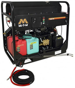 Mi-T-M 4000 PSI @ 4.0 GPM 688cc Honda GX630 OHV 10-gallons Hot Water Pressure Washer - (49-State)