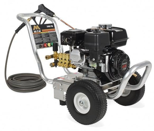 Mi-T-M Job Pro® (CA) Aluminum Series Power Washer - 3000 PSI @ 3.0 GPM, AR Pump, Direct Drive, Honda Engine